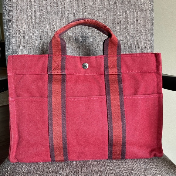 Authentic Hermes Toile bag - Picture 1 of 16